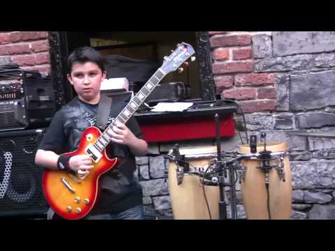12-year-old Andreas Varady, jazz guitarist