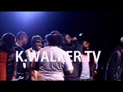 AR-AB & His Crew Invade the Stage at Philly Hiphop Awards [K.WALKER TV]
