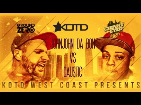 KOTD – Rap Battle – John John Da Don vs Caustic