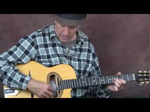 Learn how to play Gypsy jazz guitar Django inspired device using triads chords lesson