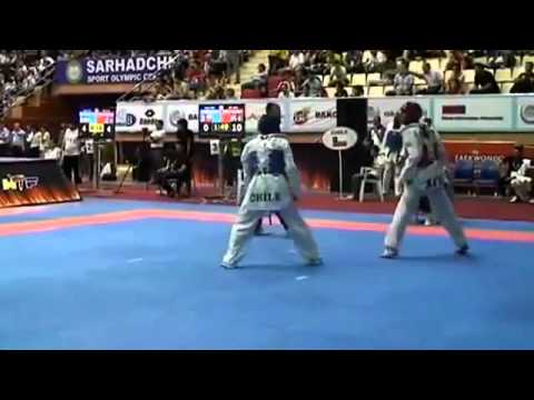 London Olympics 2012 Taekwondo Baku 68kg AFG vs CHI Officla Video 2012!