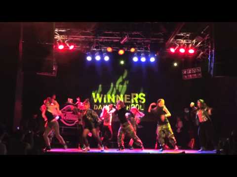 WINNERS DANCE SCHOOL 2013` BIG PARTY winners crew girlz hiphop guest show