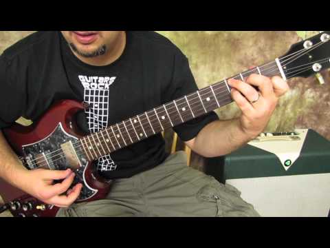 CCr – Suzie Q – Rock and Blues Guitar Lesson – How to Play on Guitar – Gibson SG