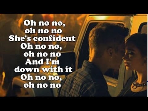 Justin Bieber Confident ft. Chance The Rapper  (Lyrics On Screen)