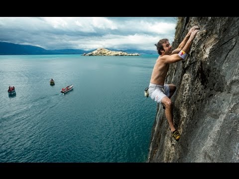 Patagonia deep-water soloing – Red Bull Psicobloc 2012